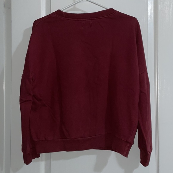 Comfy Maroon Sweatshirt - Picture 2 of 4